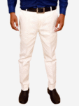Men's Khadi Cotton Formal Trousers – Classic White Handloom Pants