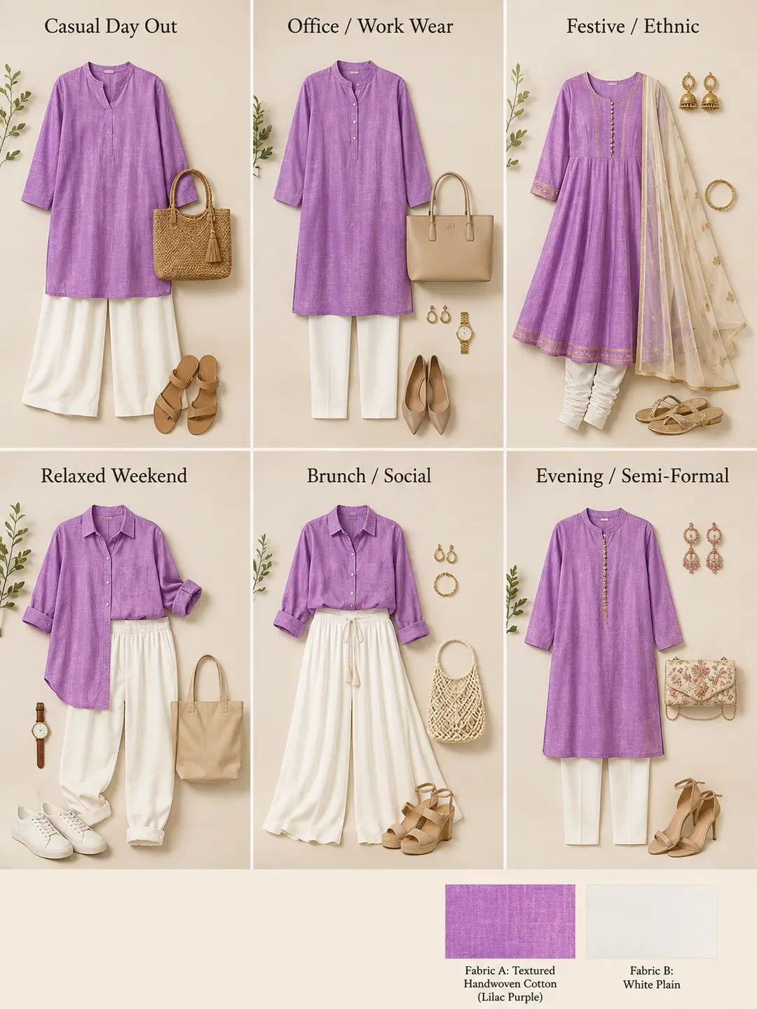 Khadi Cotton Fabric – Purple 36 Inch Width Handloom Fabric Khadi Cotton Fabric – Purple 36 Inch Width Handloom Fabric