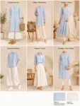 Khadi Cotton Fabric – Pastel Blue 36 Inch