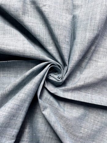 Khadi Cotton Fabric – Light Grey 36 Inch Width Handloom Fabric