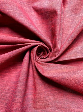 Marron Khadi Cotton Fabric – 36" Width