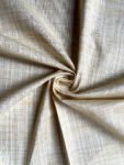 Beige White Khadi Cotton Fabric – 36" Width