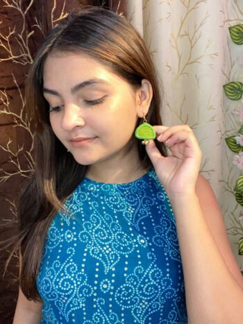 Khadi Handcrafted Hoop Earrings – Handmade Ethnic Jewelry