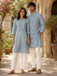 Khadi Fabric Slate Blue(1)