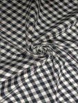 Khadi Fabric Black and White Checkered Pattern(1)