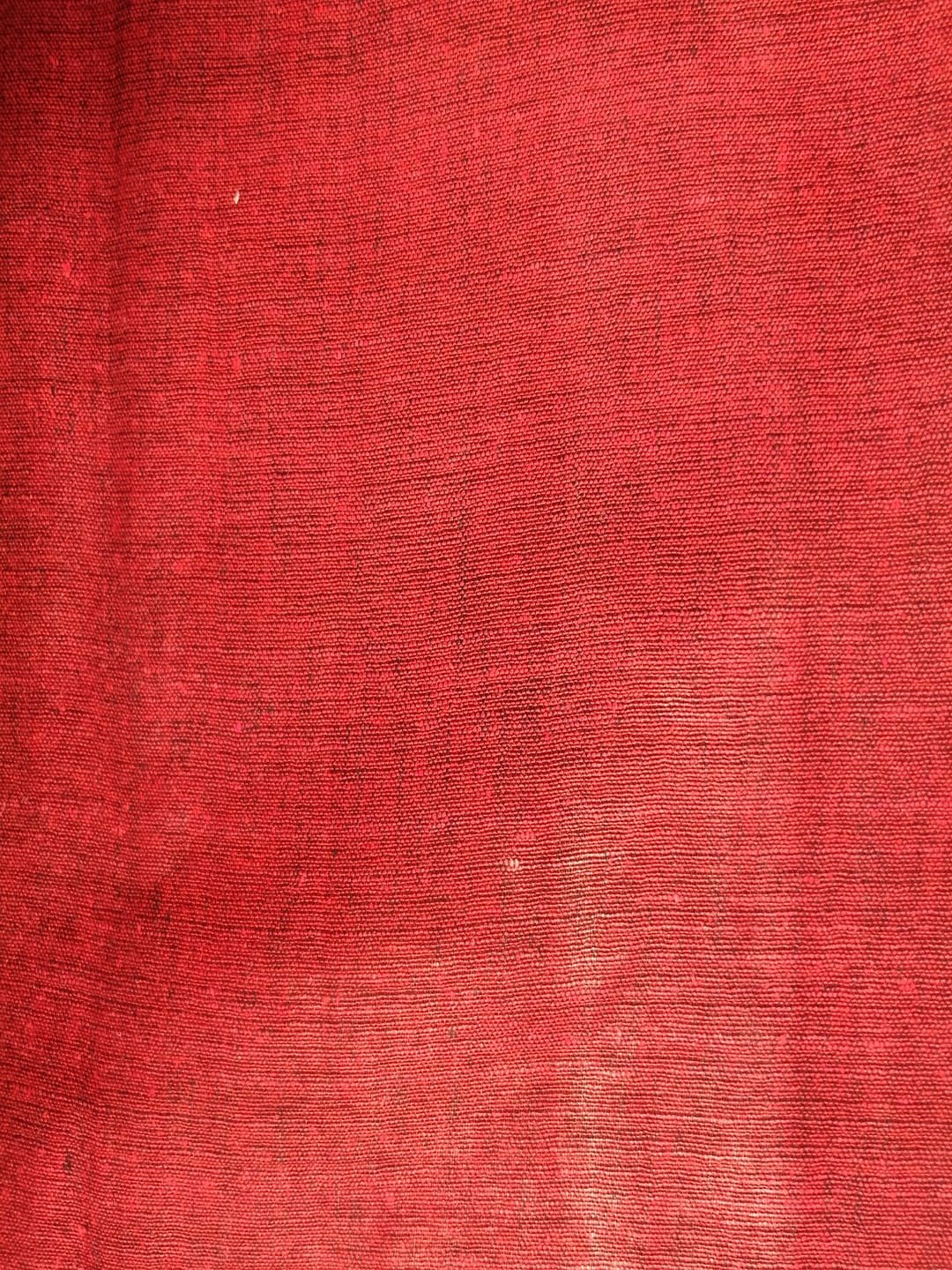 Khadi Fabric Blood Red(3)