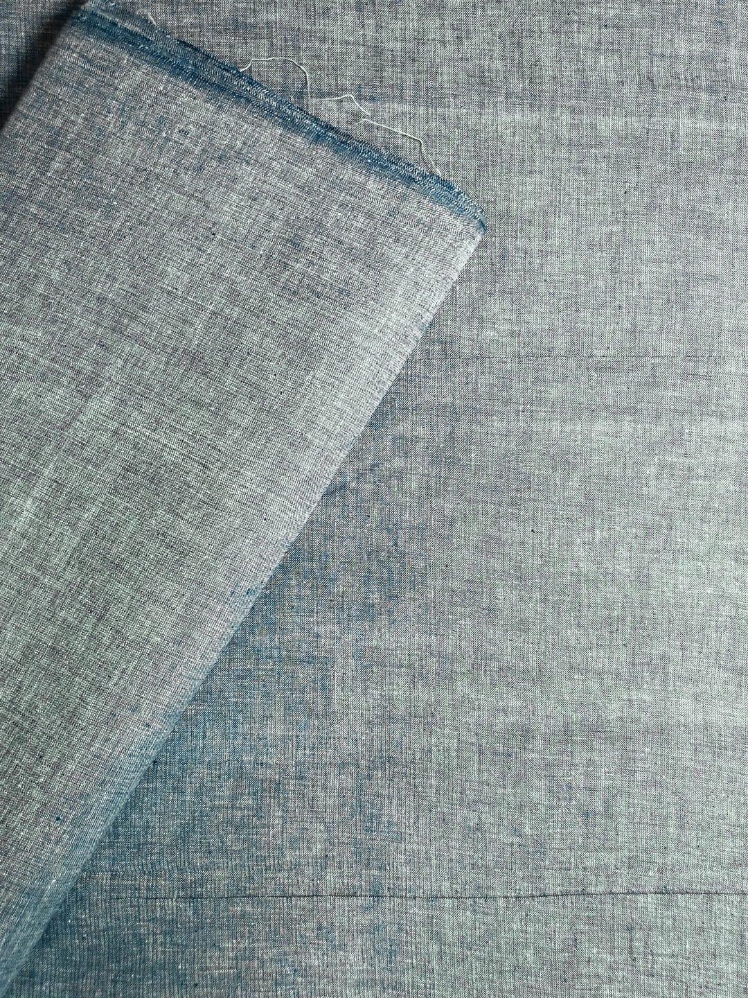 Khadi Fabric Slate Blue