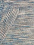 Khadi Fabric Indigo Blue Vertical Stripe (1)