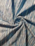 Khadi Fabric Indigo Blue Vertical Stripe (1)