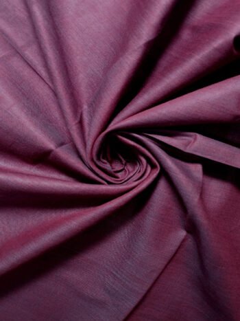 Khadi Cotton Fabric – Maroon 44 Inch Width Handloom Fabric