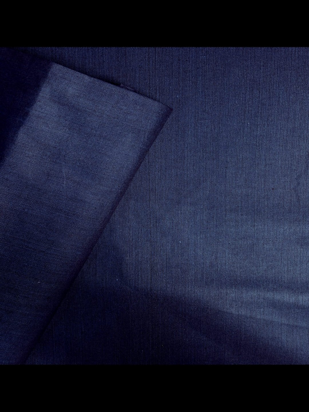 Khadi Fabric Shirt Navy Blue(2)