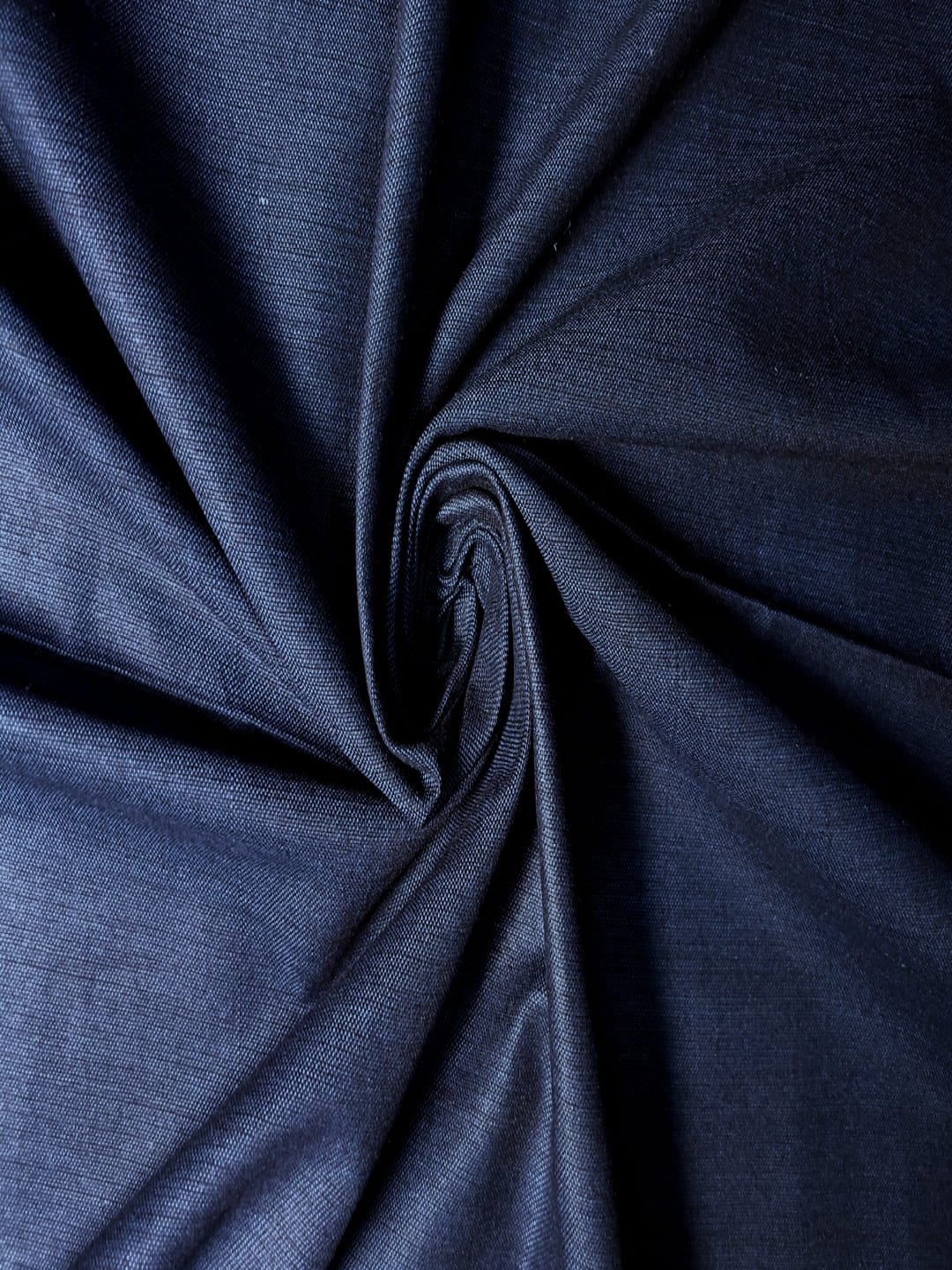 Khadi Fabric Shirt Navy Blue(1)
