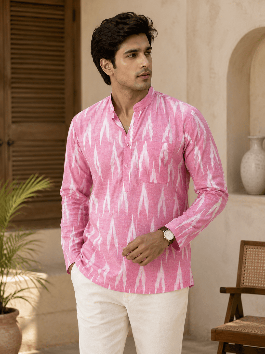 short kurta pink - 6 Blush Pink short kurta