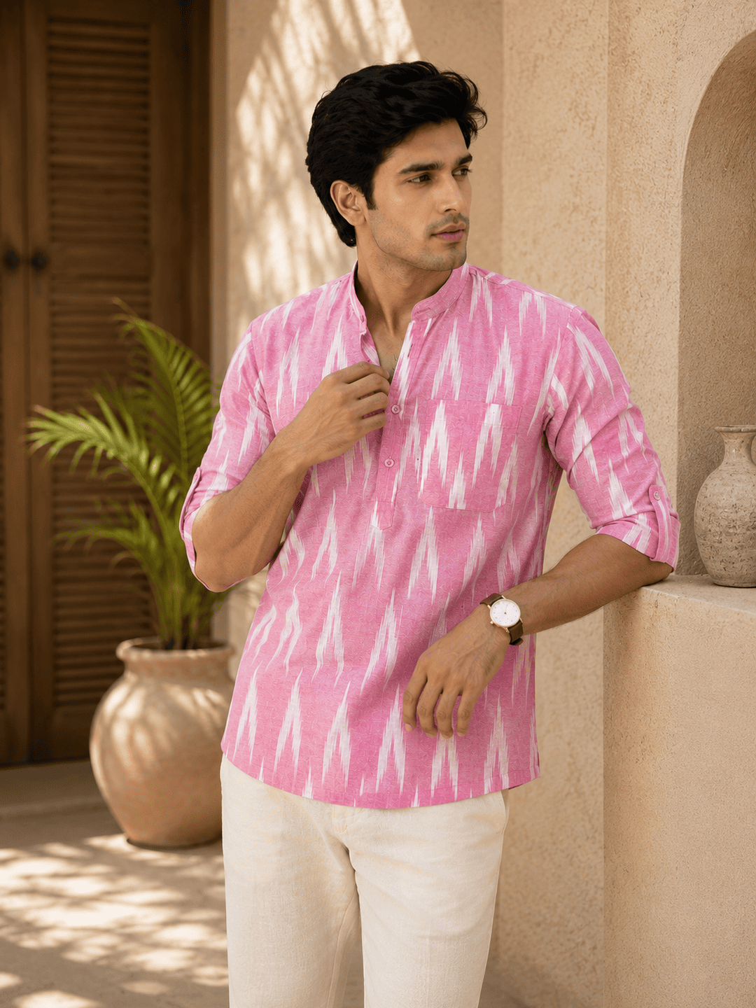 short kurta pink - 5 Blush Pink short kurta