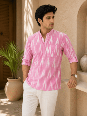 Blush Pink short kurta