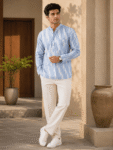 short kurta ice blue – 1