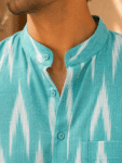 short kurta Aqua Green – 1