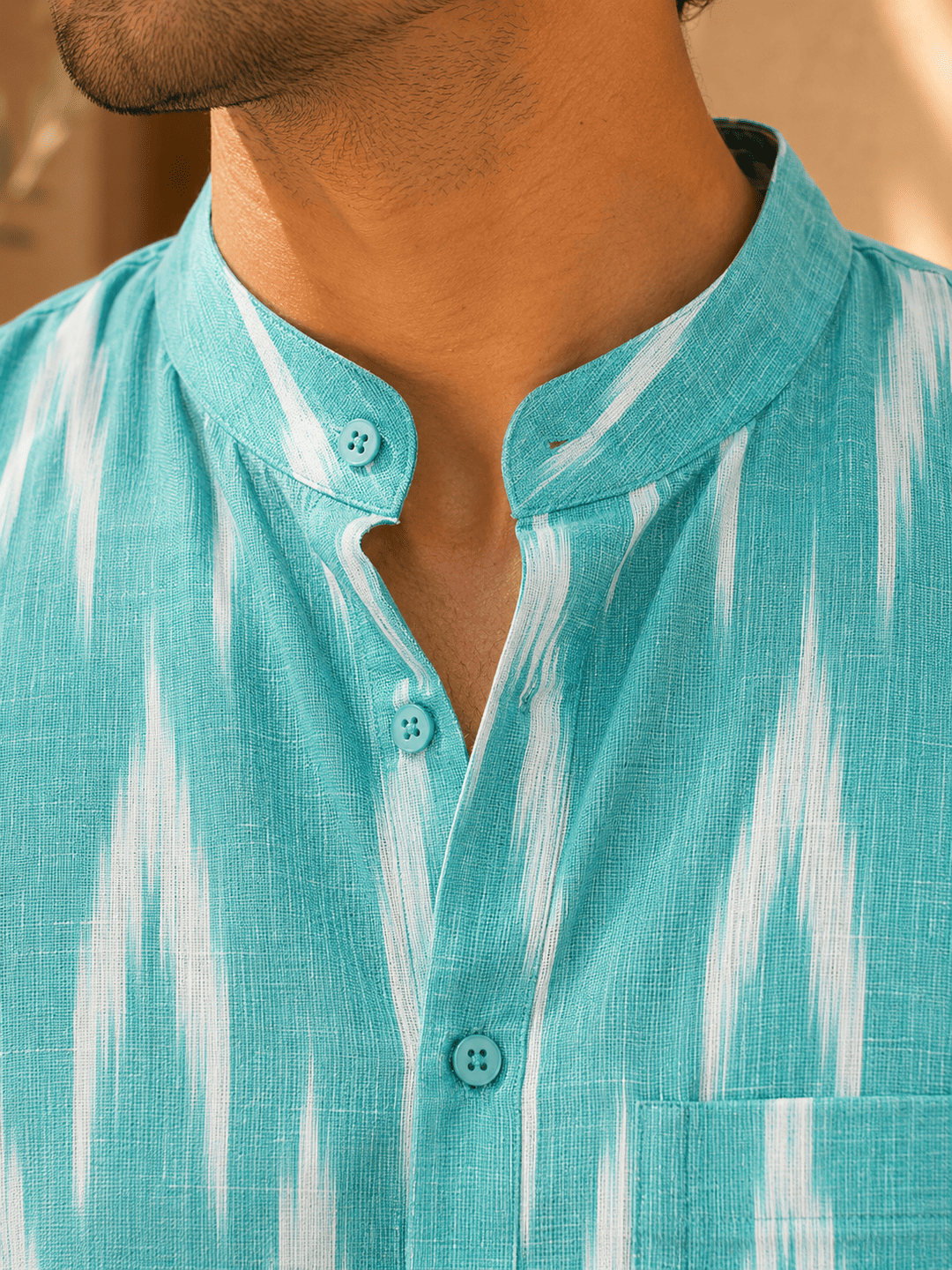 short kurta Aqua Green - 4 Aqua Green short kurta
