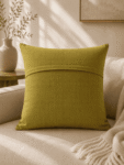 Moss Green Khadi Cushion Cover -1