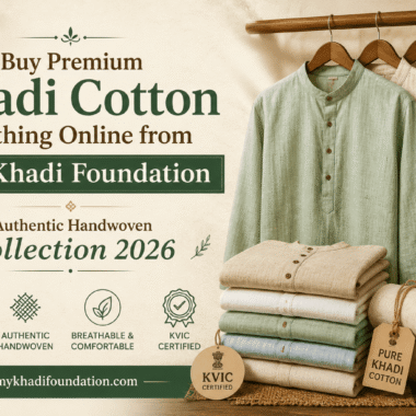 Buy Premium Khadi Cotton Clothing Online from My Khadi Foundation – Authentic Handwoven Collection 2026