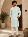 Mint Green Festival Kurta -1