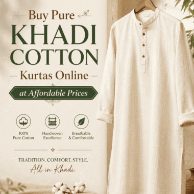Buy Pure Khadi Cotton Kurtas Online at Affordable Prices
