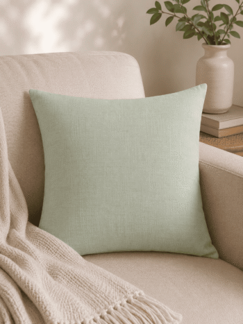 Mint Green Cushion Cover