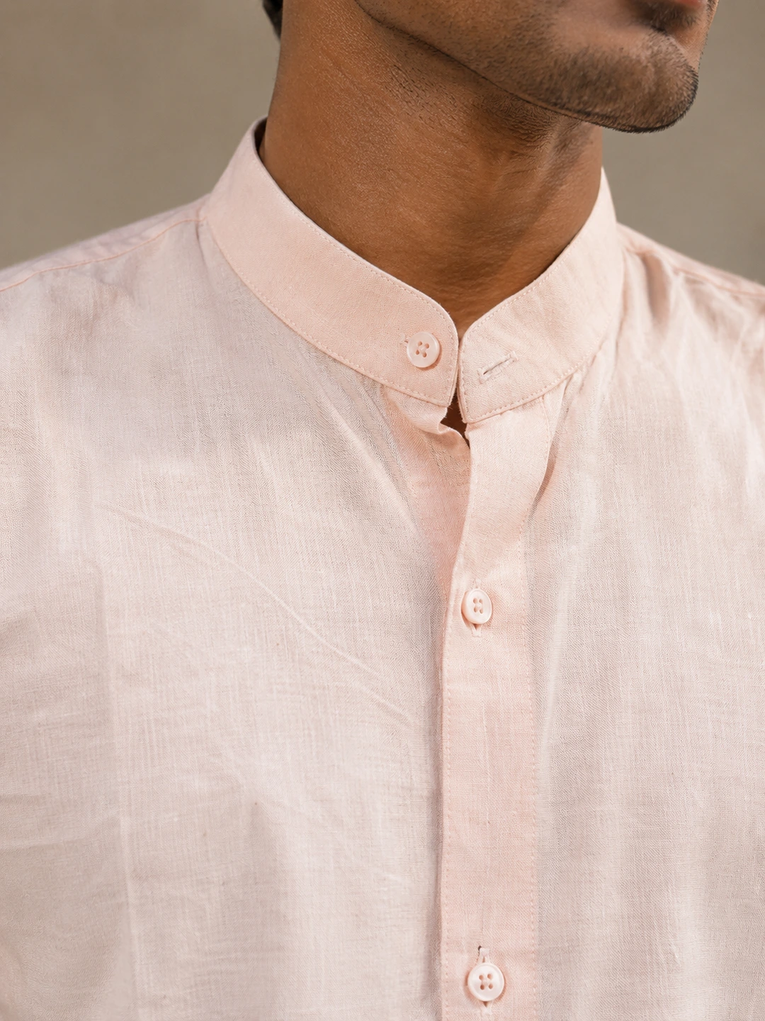 Men’s Peach Pink Khadi Co-Ord Set - 2 Buy Men’s Peach Pink Khadi Co-Ord Set Online – Premium