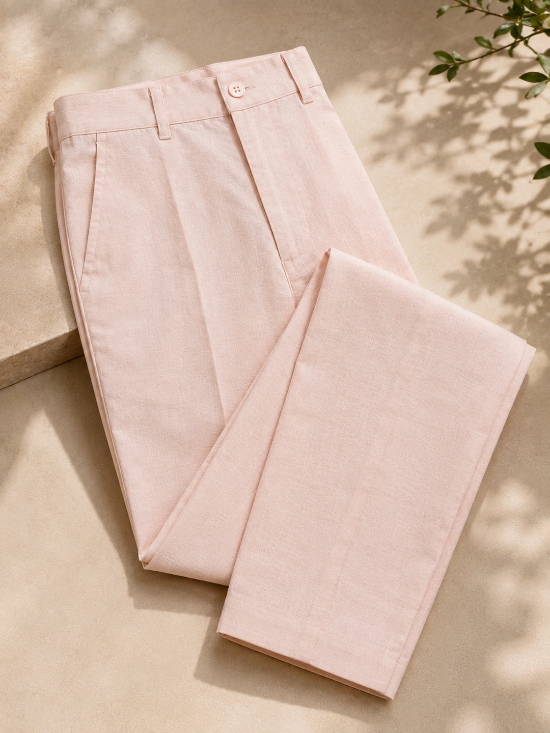 Men’s Peach Pink Khadi Co-Ord Set - 4 Buy Men’s Peach Pink Khadi Co-Ord Set Online – Premium
