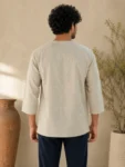 Men’s Premium Khadi Modern Hanbok Jeogori -1