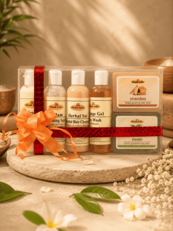 Buy Khadi India Herbal Wellness Gift Hamper