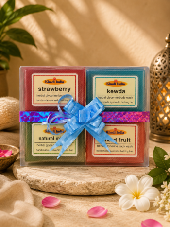 Buy Khadi Natural Premium Herbal Soap Gift Set – Pack of 4