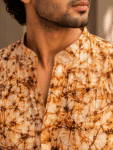 Batik Khadi Short Kurta for Men-1