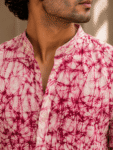 Batik Print Khadi Cotton Short Kurta-2