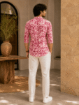 Batik Print Khadi Cotton Short Kurta-2