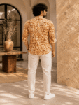 Batik Khadi Short Kurta for Men-1