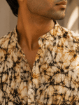 Cotton Short Kurta – Black & Brown