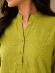 Lime Green Cotton Co-Ord Set-1