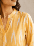 Buy Women’s Yellow Ikat Print Cotton Co-Ord Set Online