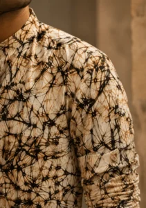 Buy Men’s Premium Batik Print Khadi Cotton Long Kurta