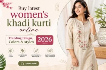 khadi silk kurti
