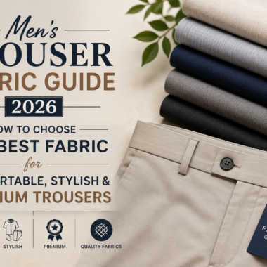 Men’s Trouser Fabric Guide 2026: How to Choose the Best Fabric for Comfortable, Stylish & Premium Trousers