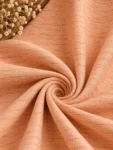 Premium Peach Stripe Khadi Cotton Fabric