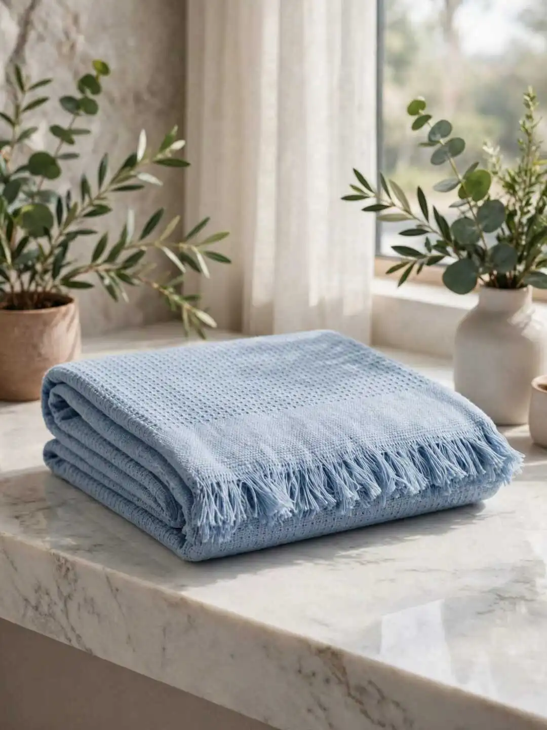 Sky Blue towel 3