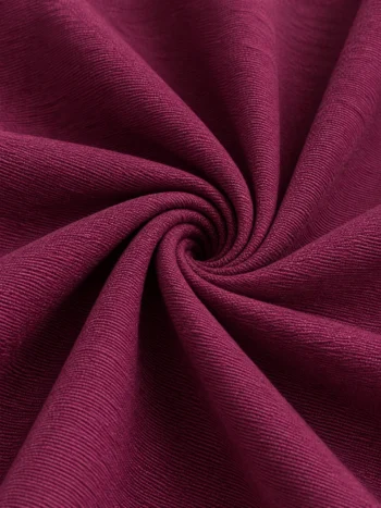 Premium Wine Purple Khadi Cotton Fabric