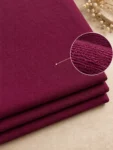 Premium Wine Purple Khadi Cotton Fabric 1