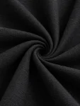 Luxury Ebony Black Khadi Fabric 1