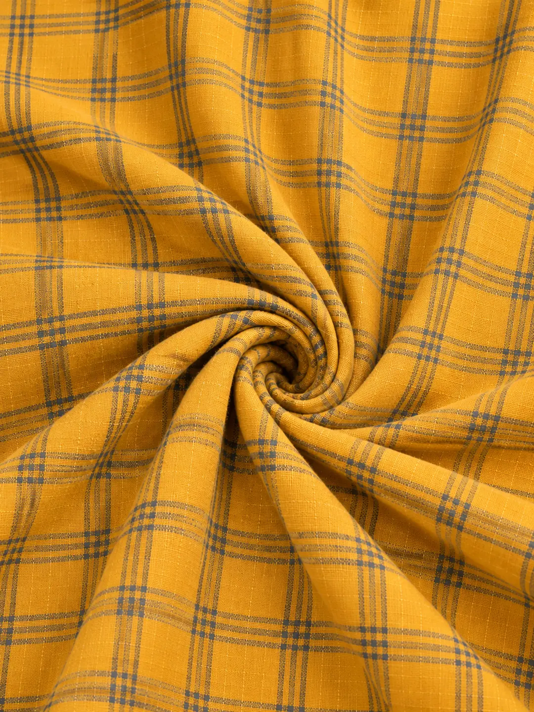 Mustard Yellow Handwoven Khadi Cotton