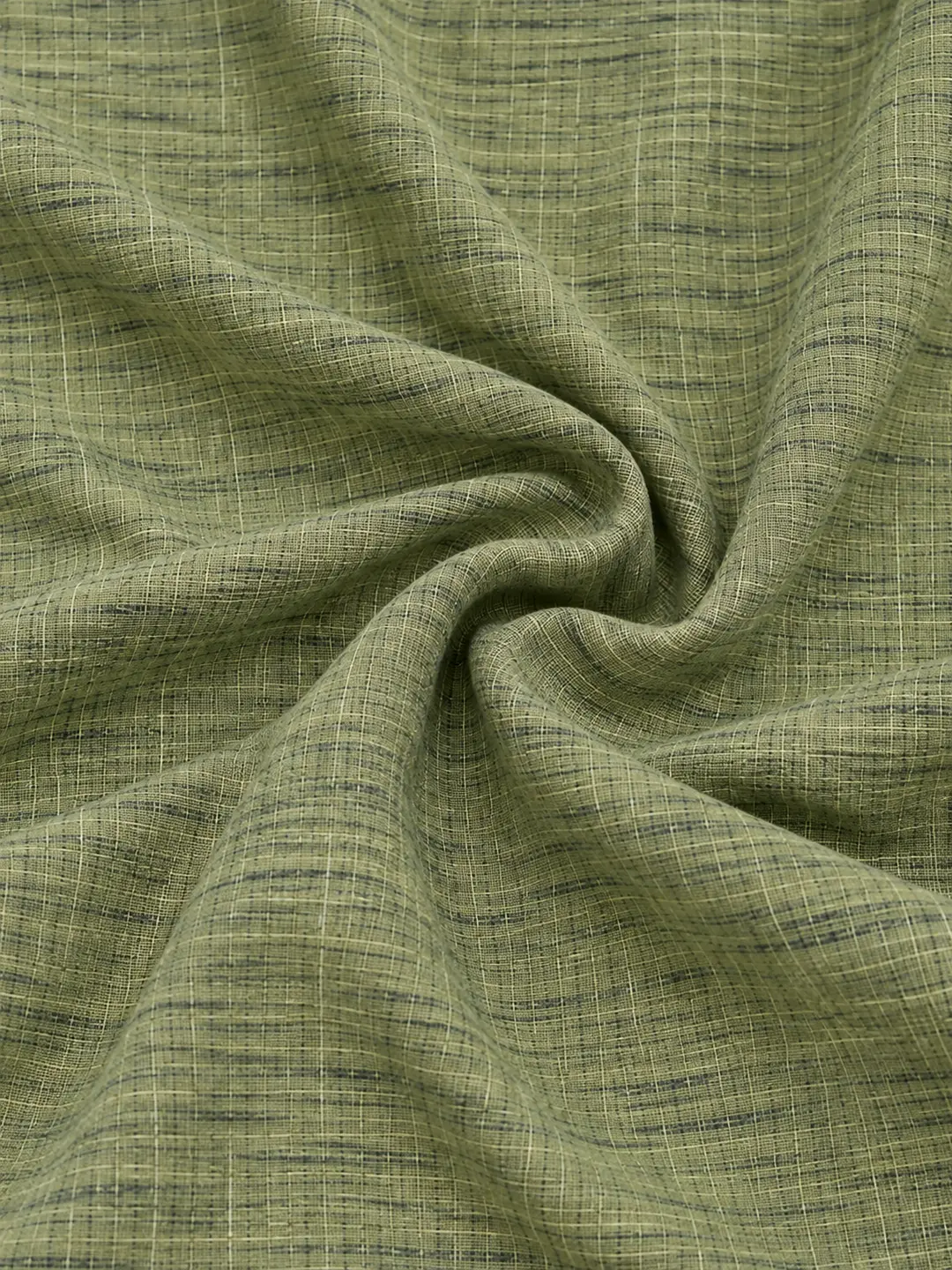 Olive Green Handwoven Khadi 1