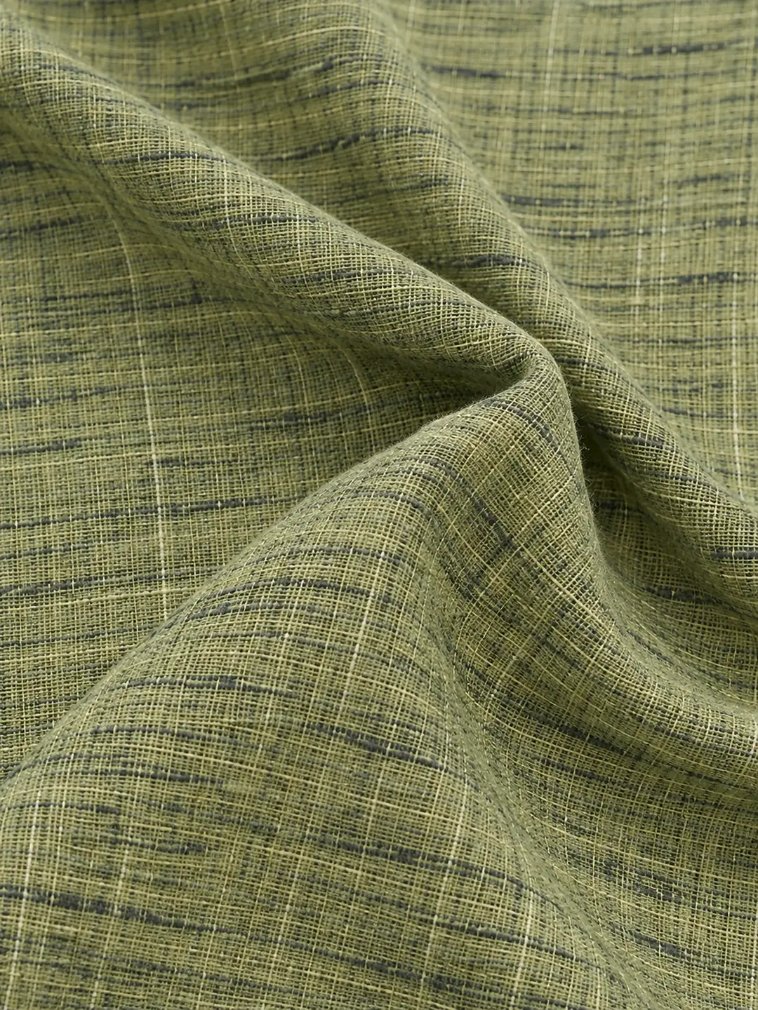 Olive Green Handwoven Khadi